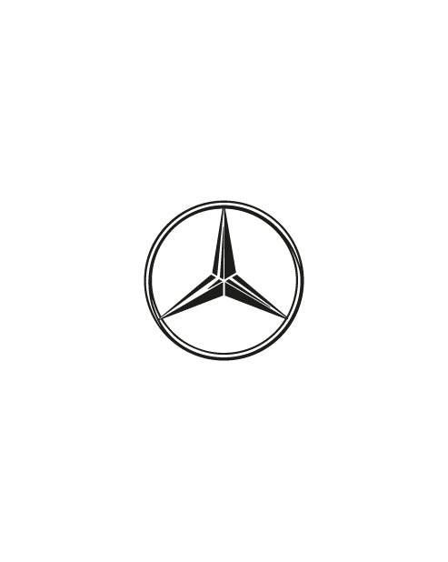 Adesivo Logo Mercedes Benz Anello