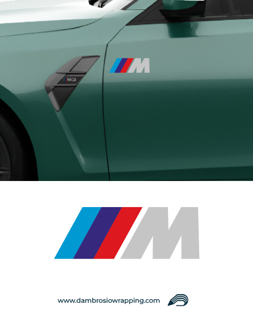 Adesivo Bmw M Sport per laterale