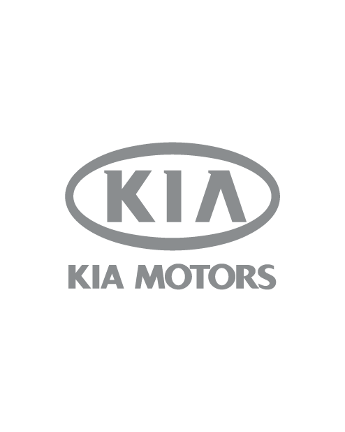 Adesivo Logo "Kia Motors" - Grigio