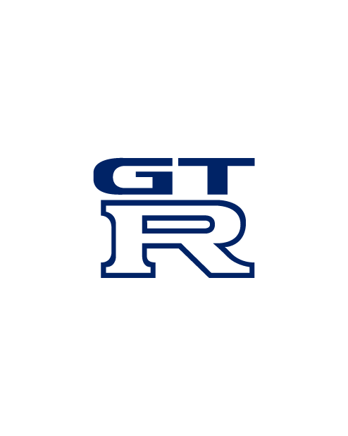 Adesivo Logo "GTR" Nissan - Blu