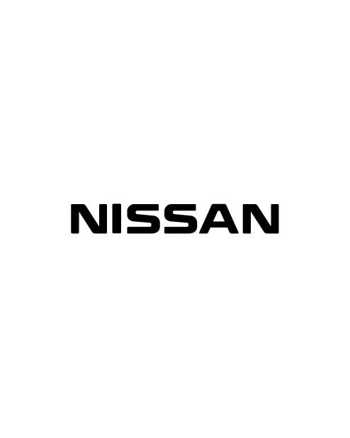 Adesivo Scritta Nissan - Nero