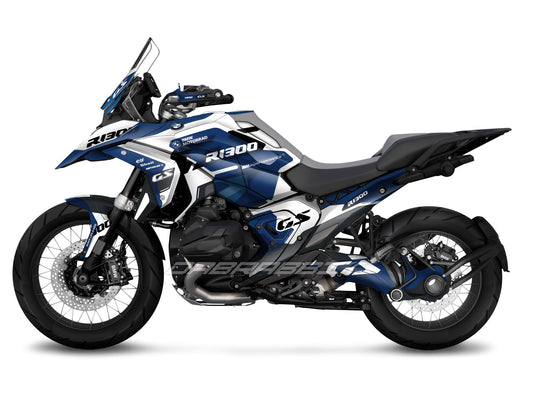 Kit Grafiche Adesivi Carene - BMW R1300GS (2024~) - (TSP-WBL)