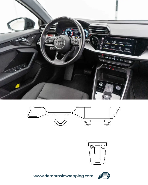 Kit Pellicola Protettiva Interni Audi - A3 Sportback 2021