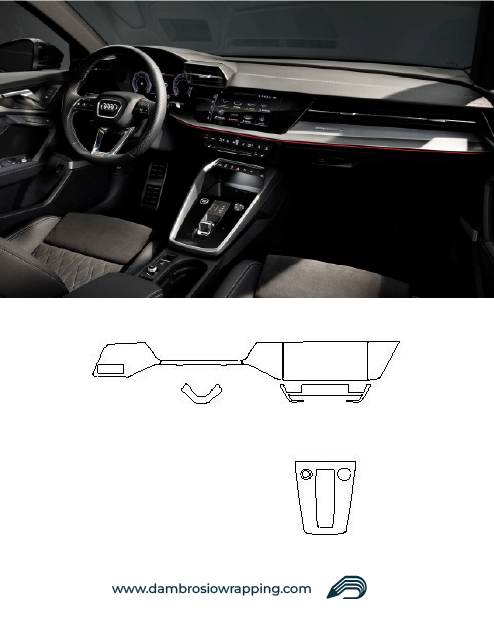 Kit Pellicola Protettiva Interni Audi - A3 Sportback 2022