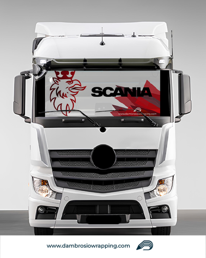 Tenda a rullo oscurante - SCANIA Emblema Bianca