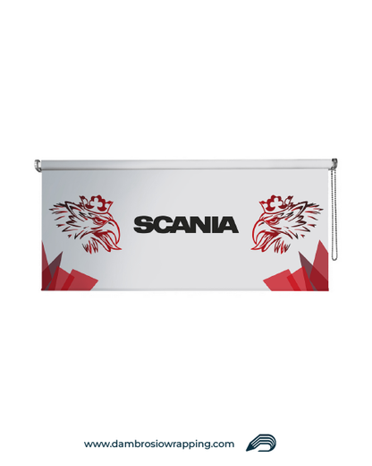 Tenda a rullo oscurante - SCANIA Furia bianca