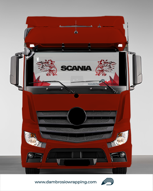 Tenda a rullo oscurante - SCANIA Furia bianca