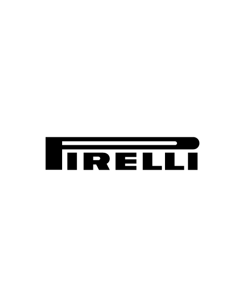 Adesivo Logo Pirelli Nero