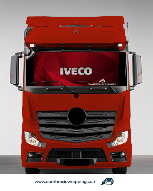 Tenda a rullo oscurante - IVECO Velo Rosso