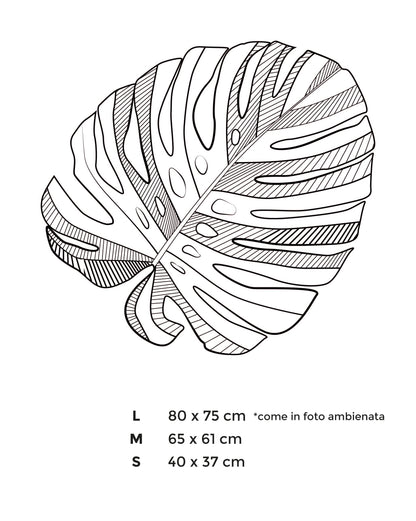 Adesivo Murale - Monstera Bis